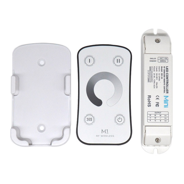DC12-24V 9A LED Single Color Dimmer Controller, For LED Strip Light Kit DC12-24V 9A LED Single Color Dimmer Controller, For LED Strip Light Kit